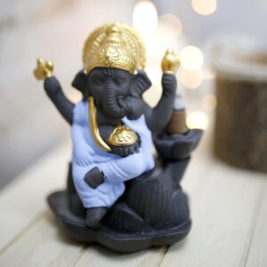 Quemador Backflow para Conos de Incienso - Ganesha