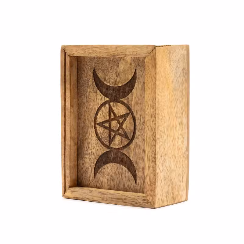 Caja de Tarot con Portacartas - Triple Diosa Celta